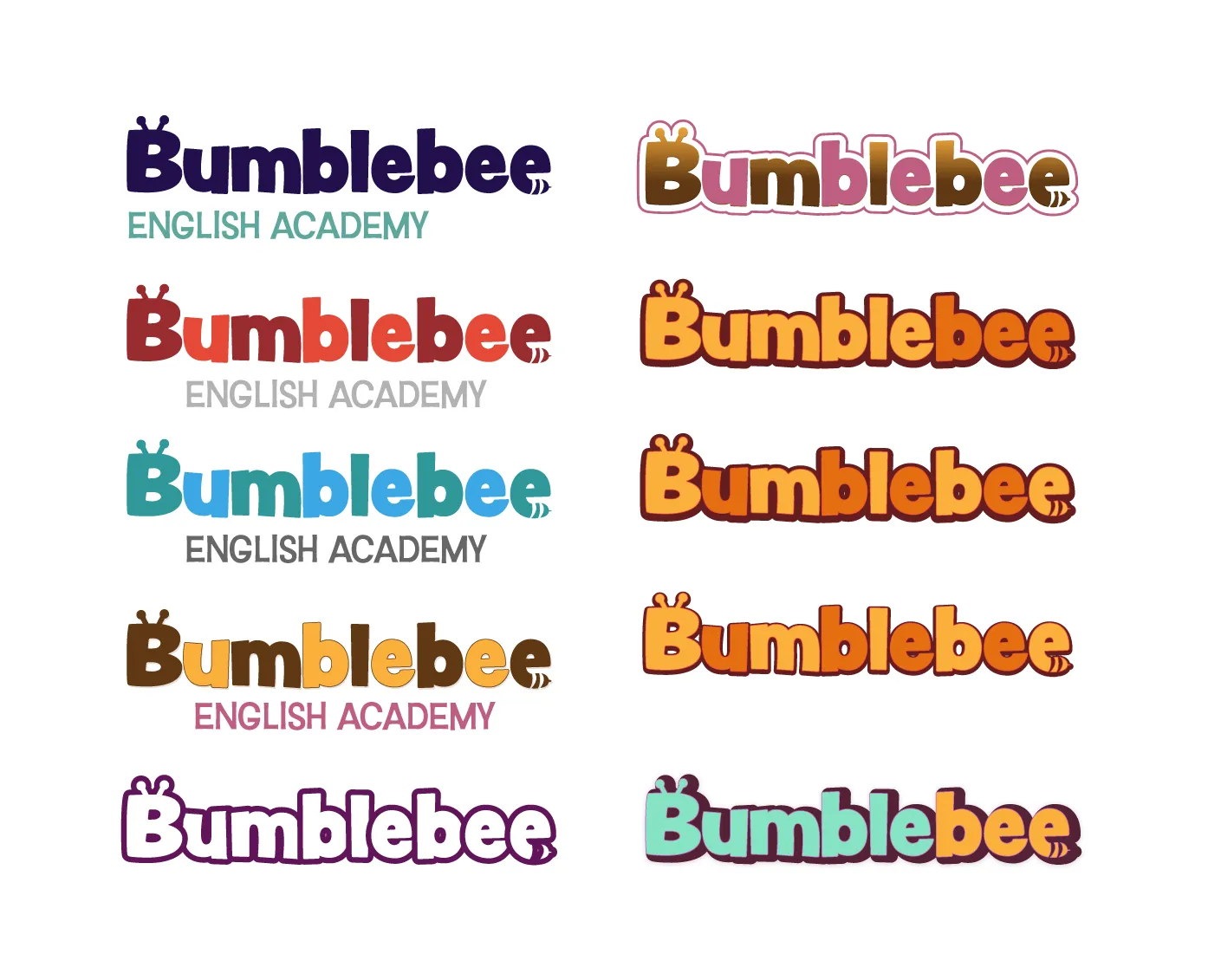 Bumblebee English School Logo Progress