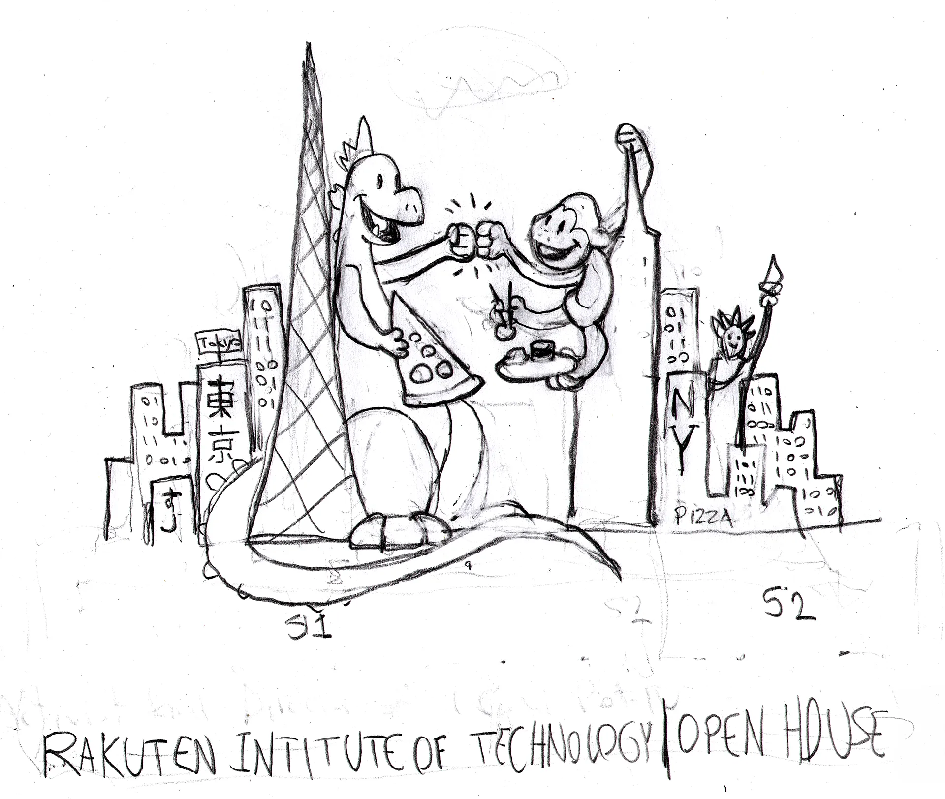 Rakuten Initial Sketch